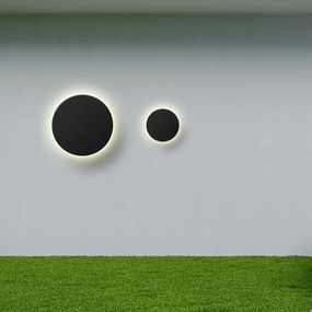 LED Wandlamp Brinton Plinto - Zwart 12x4,7cm