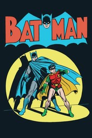 Kunstafdruk Batman - Robin
