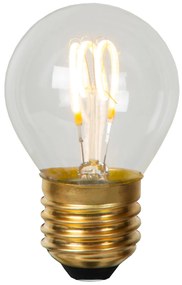 Lucide Bulb dimbare LED lamp 2700K E27 3W 4.5cm transparant