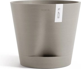 Ecopots bloempot Venice 2 40 - Rond - Taupe - Diameter 40,2 x H35,7 cm