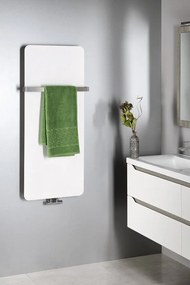 Sapho Tabella badkamerradiator 119x49cm 549W wit mat