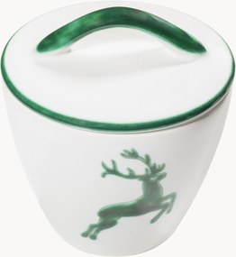 Handgemaakte suikerpot Grüner Hirsch