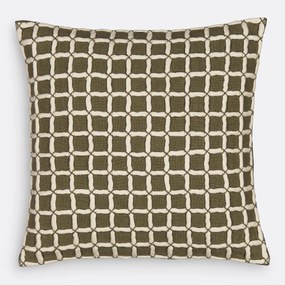 Kussenhoes met ruiten 40x40 cm, Grid