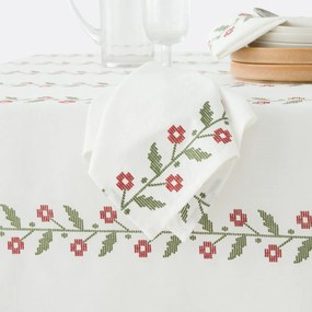 Geborduurd gewassen katoenen tafelkleed, Auvray