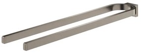 GROHE Selection Handdoekhouder - 36cm - dubbel - niet draaibaar - brushed hard graphite 41059al0