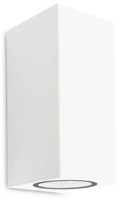Geo Up&Down Muurlamp Wit met Lichtsensor LED