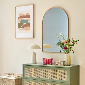 Boogspiegel in eikenfineer 60x90 cm, Iodus