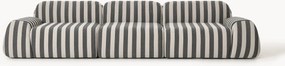 Modulaire gestreepte bank Wolke (4-zits)