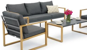 Belluno Garden Point antraciet aluminium tuinset