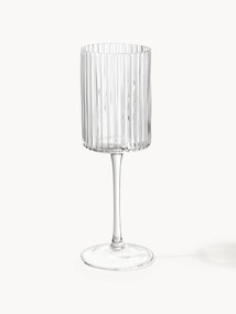 Mondgeblazen wijnglazen Aleo, 4-delig