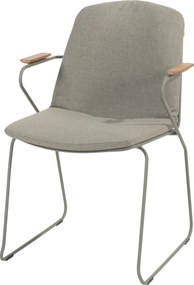 Showroommodel 3 x Veneto dining tuinstoel stapelbaar rvs olive 4 Seasons Outdoor