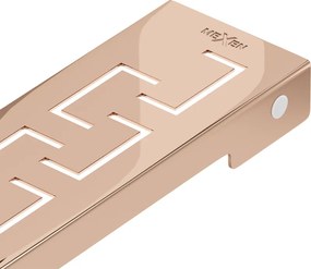 Mexen Flat M15 afdekking voor lijngoot 60 cm, roze goud - 1624060