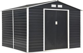Metalen tuinhuisje Lahti 2,8 x 3,2 m Store Boss antraciet