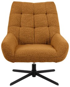 Draaibare Fauteuil Caramel Boucle