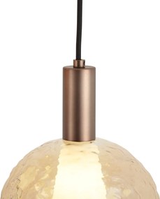 Design hanglamp donker brons 3-lichts - Ard