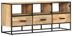 vidaXL Tv-meubel 110x30x45 cm ruw mangohout