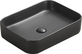 Mexen Vena opbouw wasbak 50 x 37 cm, zwart mat - 22195085