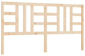 vidaXL Hoofdbord 186x4x100 cm massief grenenhout