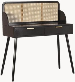 Wandtafel Josine van grenenhout met rotan