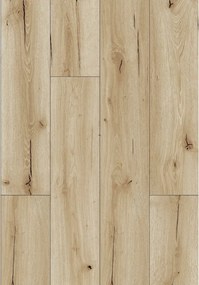 Mexen Sun Valley vinyl panelen 1227 x 187 mm LVT Dryback 2,5 mm, PVC onderlaag, 4 V-groef, Eik - F1306-1227-187-255-4V1-01