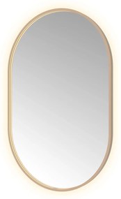 Hotbath &More Oval spiegel ovaal 80x120cm geborsteld koper PVD