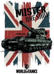 Ilustratie World of Tanks - Mister One Shot - Union Jack, WOT