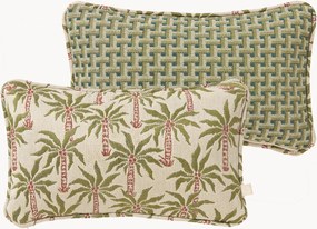 Handgemaakt outdoor dubbelzijdig kussen Laura & Janis