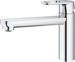 Grohe Start Flow Quickfix keukenmengkraan met middelhoge uitloop chroom