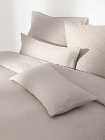 Flanellen dekbedovertrek Wanda met visgraatpatroon