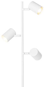 Moderne vloerlamp wit 3-lichts - Jeana Modern GU10 Binnenverlichting Lamp