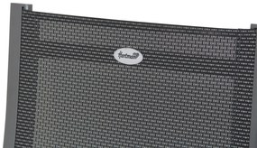 Tuinset 4 personen 92 cm Aluminium/Textileen /Aluminium/textileen Grijs Hartman Royal