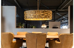 Goossens Excellent Hanglamp Cecile, Hanglamp ovaal met 8 lichtpunten + 1 led onderspot