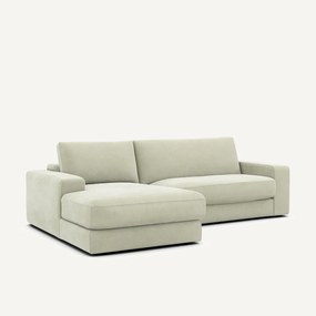 Stonewashed fluwelen hoekbank, SKANDER