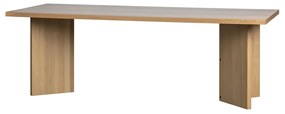 Vtwonen Angle Japandi Stijl Eettafel Eiken - 220 X 90cm.