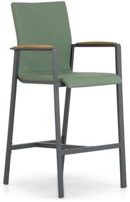 Barstoel Aluminium/textileen Groen Lifestyle Garden Furniture Brandon