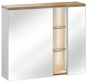 Comad Bahama White 841 FSC spiegelkast 80cm wit