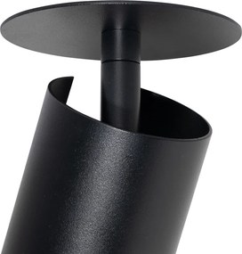 Moderne inbouwspot zwart GU10 50mm - Chels