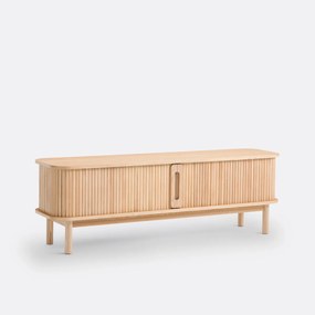Essen en gefineerd tv-meubel, 2 schuifdeuren, breedte 160 cm, WAPONG