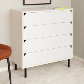 Tenzo Corner Lage Wandkast Wit - 90x43x96cm.