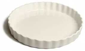 Taart-/ quichevorm, porselein,Ø 22 cm