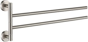 Plieger Vigo handdoekhouder 2 armig 45cm geborsteld chroom