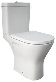 Nemo Spring Ergovita toiletset - 66.5x85x37cm - staand - met reservoir - softclose en quickrelease zitting - porselein wit 049134