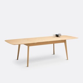 Uitschuifbare tafel in fineereik 4/10 personen Biface