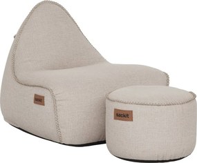 Cobana Lounge Stoel & Pouf Outdoor - Kirra Sand