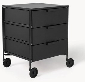 Mobiele verrijdbare container met 3 lades