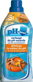 BSI pH Down liquid 1L - verlaagt de pH-waarde van je zwembad of spa