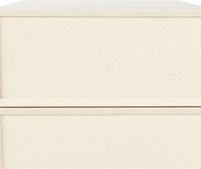 Zuiver June Design Nachtkastje Beige Hout - 45x45x60cm.