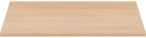Goossens Legplank Wood Nature, Legplank 56,7 cm voor midden van 3 deurskast 180 cm breed