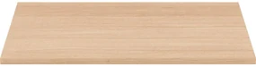 Goossens Legplank Wood Nature, Legplank 116,7 cm voor midden van 4 deurskast 240 cm breed
