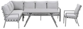 Garden Impressions Senja lounge dining set 4-delig links incl. stoel - valley sand